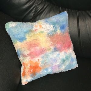 One of a Kind Hand Painted Pillow